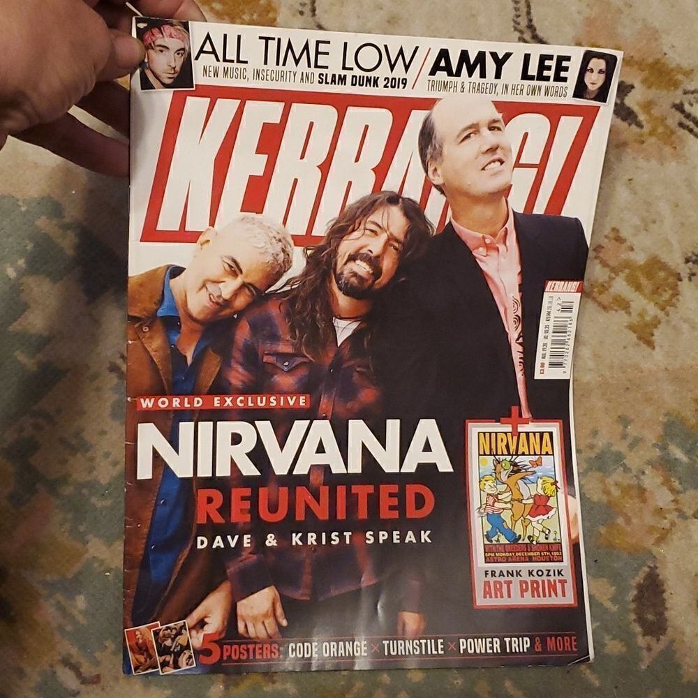 Join Nirvana on the cover of Kerrang